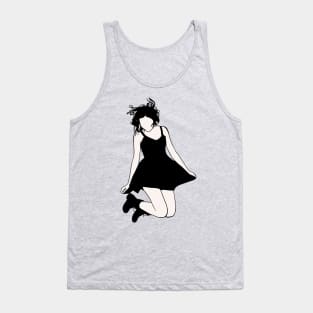 girl jumping Tank Top